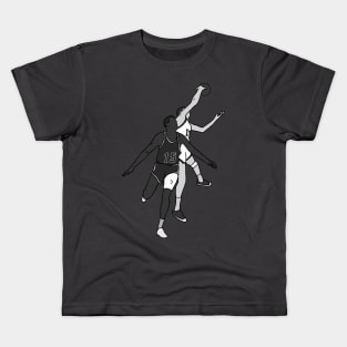 Havlicek Stole The Ball! (Black And White) Kids T-Shirt